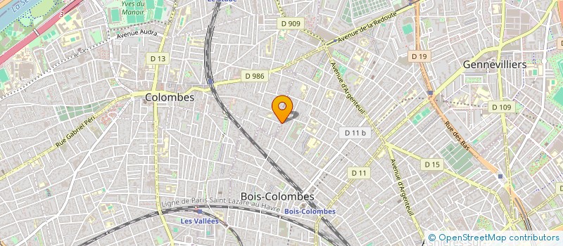 localisation de l'entreprise MONSIEUR ALEXANDRE RANSON  BOIS-COLOMBES