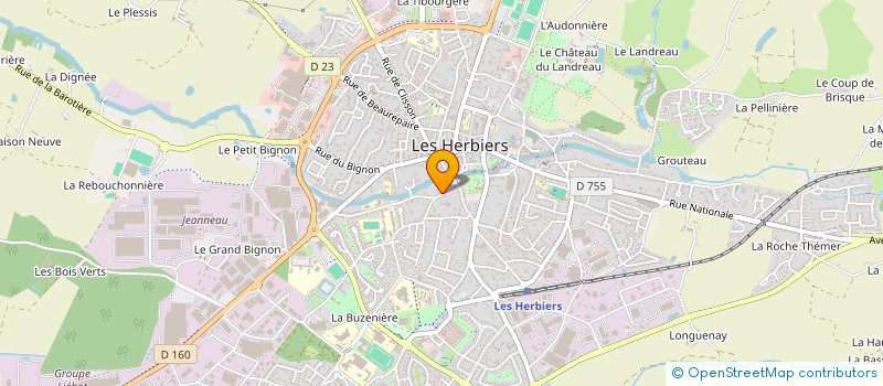 localisation de l'entreprise MONSIEUR ALEXANDRE RAUTUREAU à LES HERBIERS