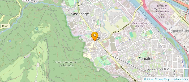 localisation de l'entreprise MONSIEUR ALEXANDRE RAVETTO  SASSENAGE