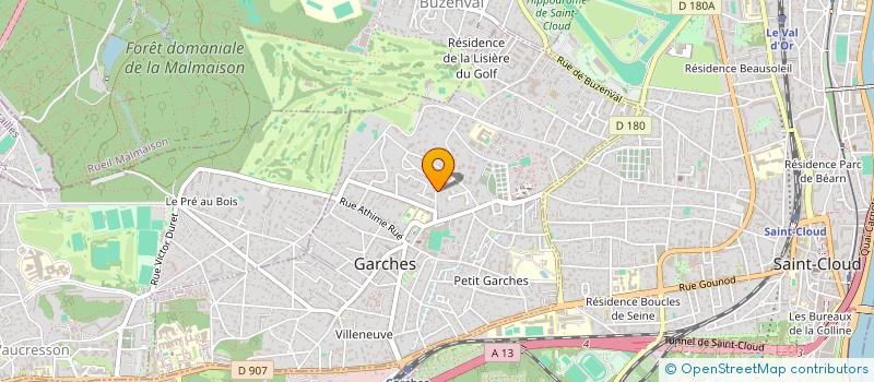 localisation de l'entreprise MONSIEUR ALEXANDRE RAYNAUD à GARCHES