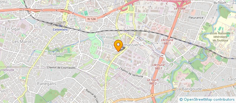 localisation de l'entreprise MONSIEUR ALEXANDRE RAYNAUD-TOUGE à COLOMIERS