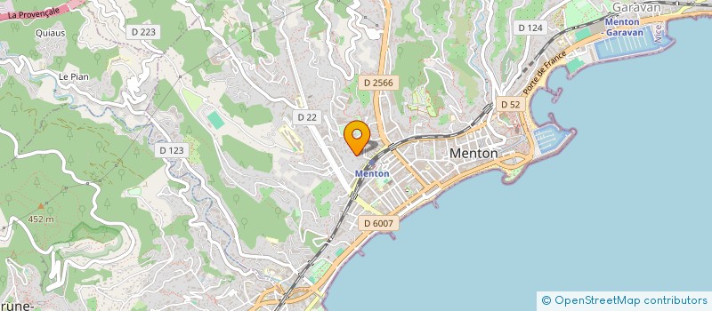 localisation de l'entreprise MONSIEUR ALEXANDRE REBAUDO à MENTON