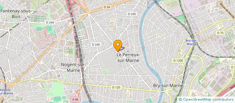 localisation de l'entreprise MONSIEUR ALEXANDRE REBECCHINI  LE PERREUX-SUR-MARNE