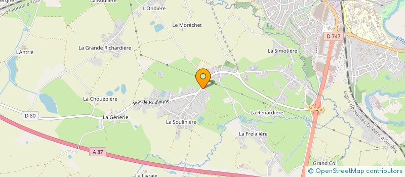 localisation de l'entreprise MONSIEUR ALEXANDRE RECO à AUBIGNY-LES CLOUZEAUX