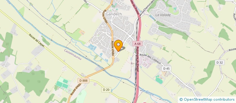 localisation de l'entreprise MONSIEUR ALEXANDRE REDON  GARIDECH