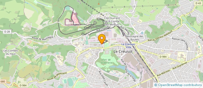 localisation de l'entreprise MONSIEUR ALEXANDRE REGAYEG à LE CREUSOT