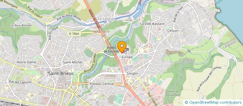 localisation de l'entreprise MONSIEUR ALEXANDRE REGEKAMPF à SAINT-BRIEUC