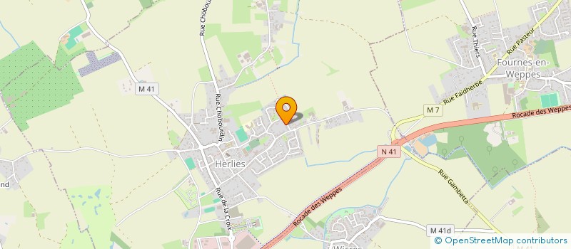 localisation de l'entreprise MONSIEUR ALEXANDRE REGOLLE  HERLIES