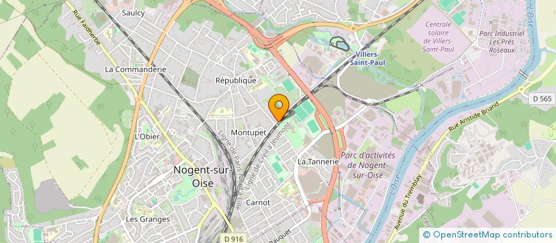 localisation de l'entreprise MONSIEUR ALEXANDRE REGOURD  NOGENT-SUR-OISE