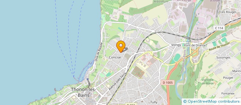 localisation de l'entreprise MONSIEUR ALEXANDRE REICHART à THONON-LES-BAINS