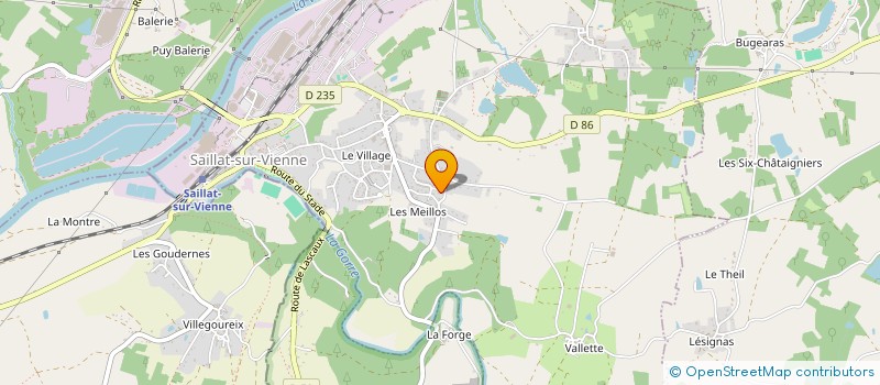 localisation de l'entreprise MONSIEUR ALEXANDRE REIX  SAILLAT-SUR-VIENNE