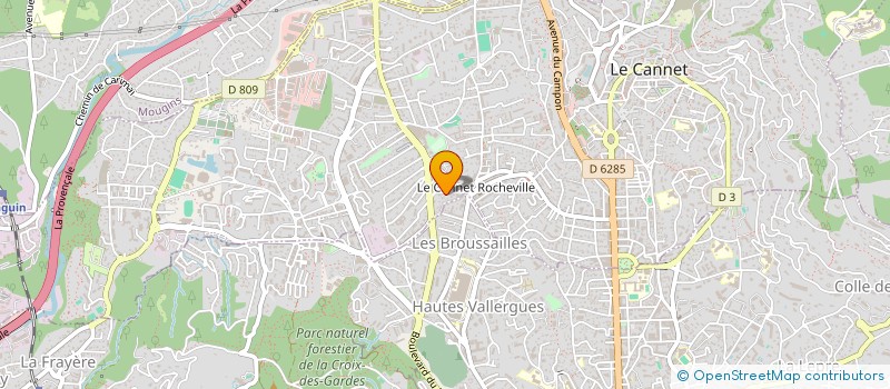 localisation de l'entreprise MONSIEUR ALEXANDRE REMOUE à LE CANNET