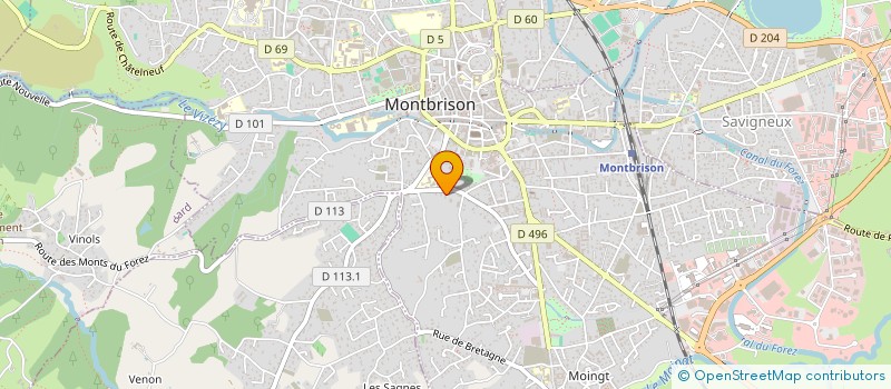 localisation de l'entreprise MONSIEUR ALEXANDRE REMY à MONTBRISON