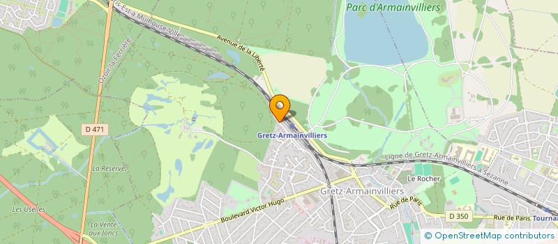 localisation de l'entreprise MONSIEUR ALEXANDRE REMY  GRETZ-ARMAINVILLIERS