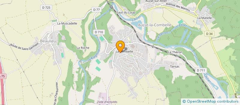 localisation de l'entreprise MONSIEUR ALEXANDRE RENARD  AUZAT-LA-COMBELLE