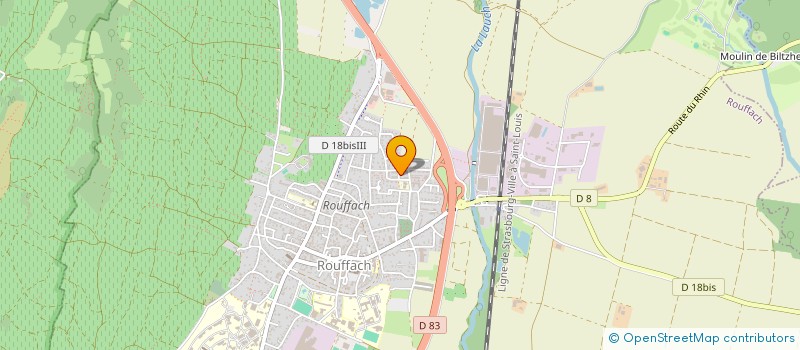 localisation de l'entreprise MONSIEUR ALEXANDRE RENARD  ROUFFACH