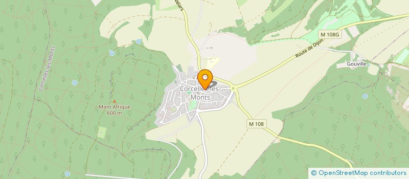 localisation de l'entreprise MONSIEUR ALEXANDRE RENAUD  CORCELLES-LES-MONTS