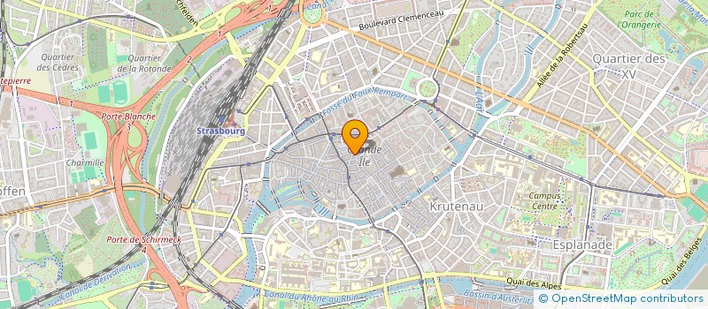 localisation de l'entreprise MONSIEUR ALEXANDRE RENE EDMON PAILLARD à STRASBOURG