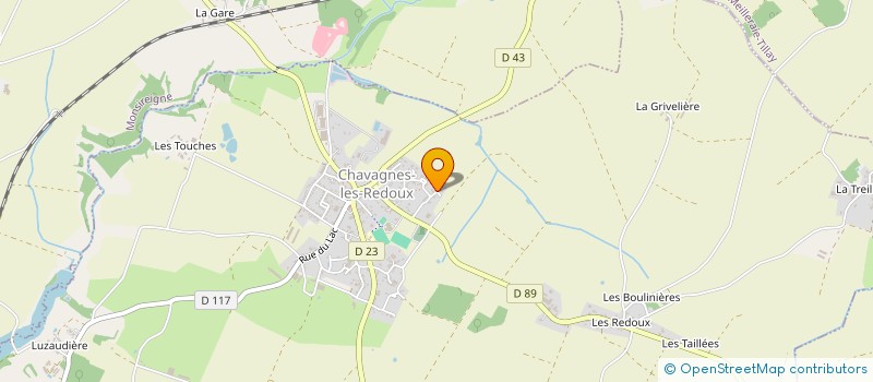 localisation de l'entreprise MONSIEUR ALEXANDRE REVAUD  CHAVAGNES-LES-REDOUX