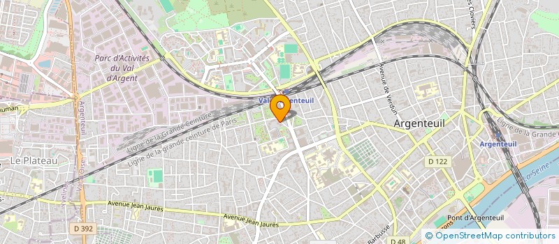 localisation de l'entreprise MONSIEUR ALEXANDRE RHODE  ARGENTEUIL