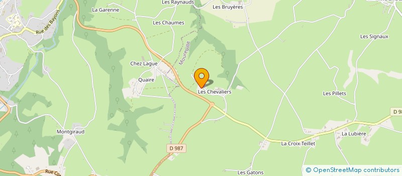 localisation de l'entreprise MONSIEUR ALEXANDRE RIBAULT  TEILHEDE