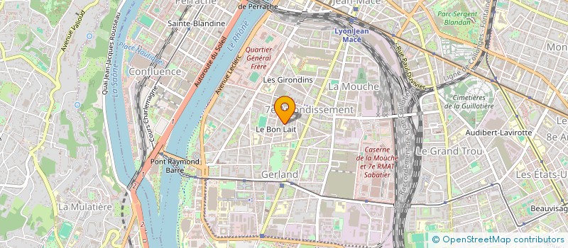 localisation de l'entreprise MONSIEUR ALEXANDRE RIBBES  LYON