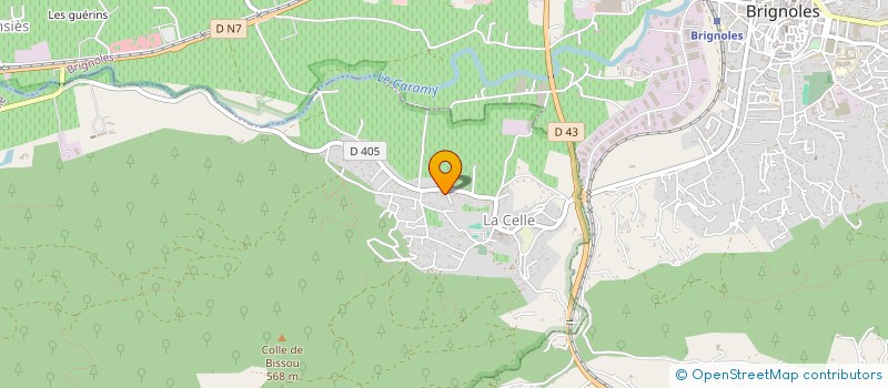 localisation de l'entreprise MONSIEUR ALEXANDRE RIBEIRO  LA CELLE