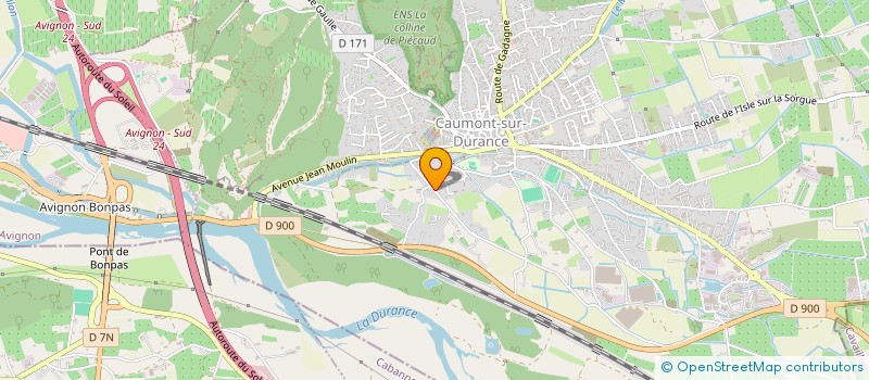 localisation de l'entreprise MONSIEUR ALEXANDRE RIBEIRO à CAUMONT-SUR-DURANCE