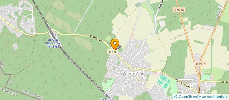 localisation de l'entreprise MONSIEUR ALEXANDRE RICA  ORRY-LA-VILLE