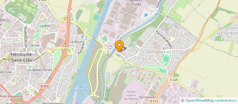 localisation de l'entreprise MONSIEUR ALEXANDRE RICARD  COLOMBELLES