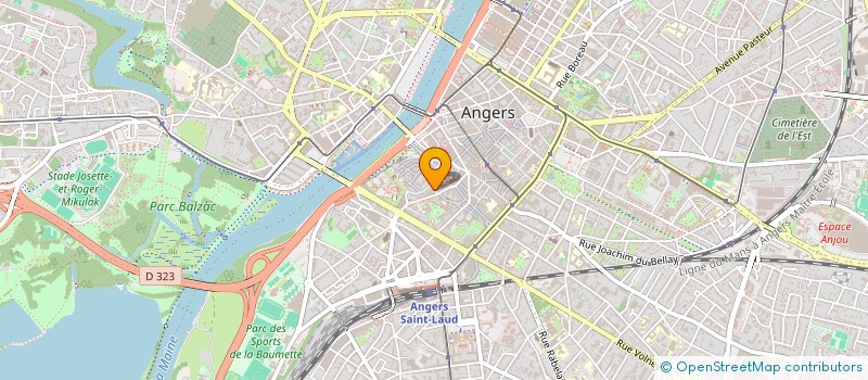 localisation de l'entreprise MONSIEUR ALEXANDRE RICAUX à ANGERS