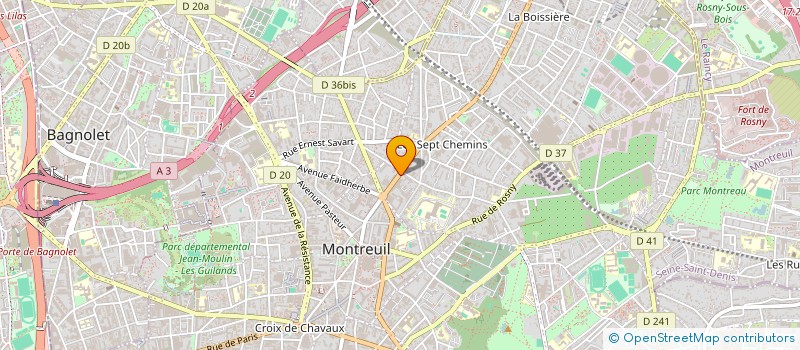 localisation de l'entreprise MONSIEUR ALEXANDRE RICHARD à MONTREUIL