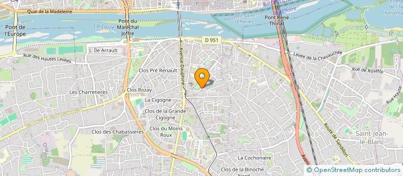 localisation de l'entreprise MONSIEUR ALEXANDRE RICHARD  ORLEANS