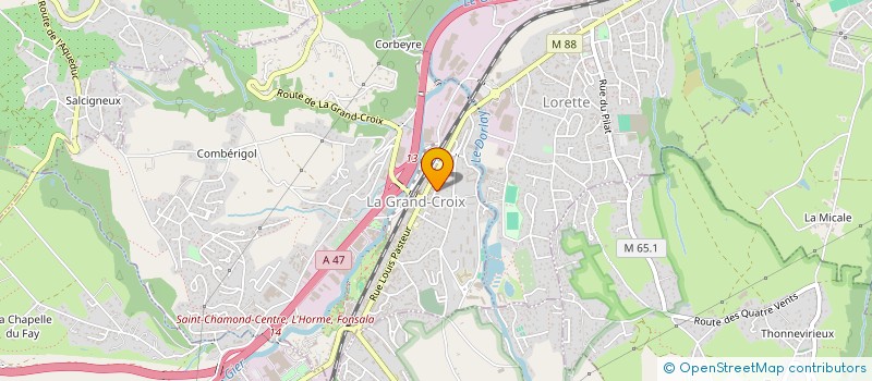 localisation de l'entreprise MONSIEUR ALEXANDRE RICHARD  LA GRAND-CROIX