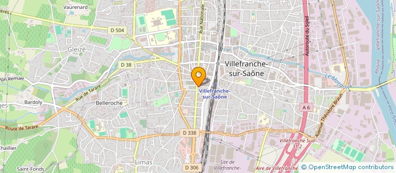 localisation de l'entreprise MONSIEUR ALEXANDRE RICHIERO  VILLEFRANCHE-SUR-SAONE