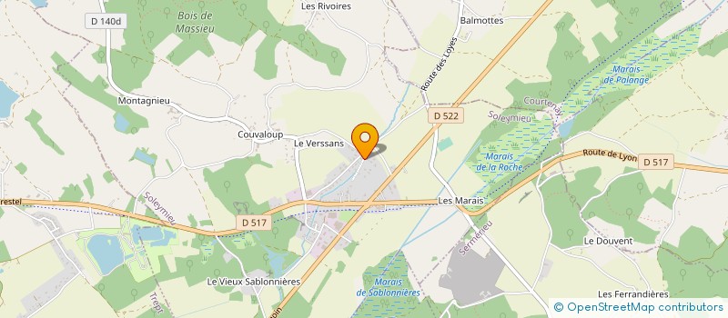 localisation de l'entreprise MONSIEUR ALEXANDRE RICHIN  SOLEYMIEU