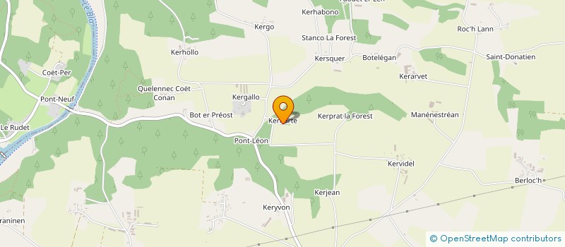 localisation de l'entreprise MONSIEUR ALEXANDRE RICLOT  LANGUIDIC