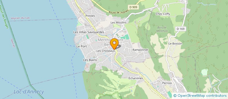 localisation de l'entreprise MONSIEUR ALEXANDRE RICQUART  MENTHON-SAINT-BERNARD