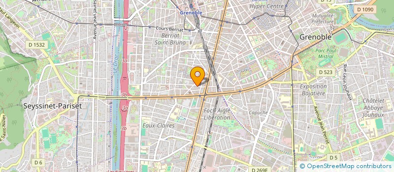 localisation de l'entreprise MONSIEUR ALEXANDRE RIERA  CROLLES