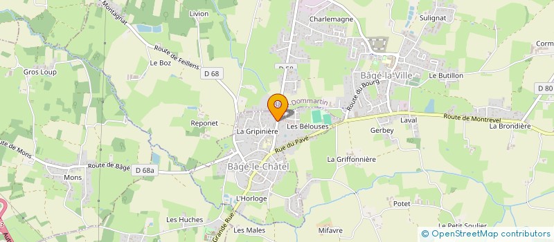 localisation de l'entreprise MONSIEUR ALEXANDRE RIEU  FEILLENS