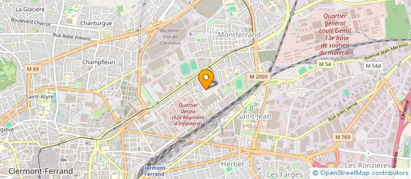 localisation de l'entreprise MONSIEUR ALEXANDRE RIEU  CLERMONT-FERRAND