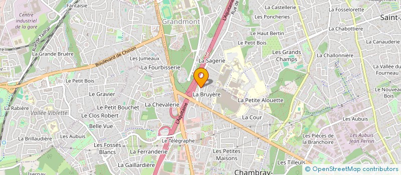 localisation de l'entreprise MONSIEUR ALEXANDRE RIGAULT  CHAMBRAY-LES-TOURS