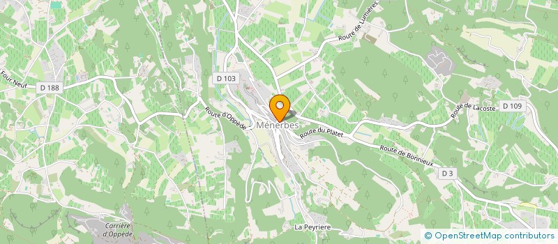 localisation de l'entreprise MONSIEUR ALEXANDRE RINCK  MENERBES