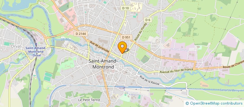 localisation de l'entreprise MONSIEUR ALEXANDRE RINGAUD  SAINT-AMAND-MONTROND