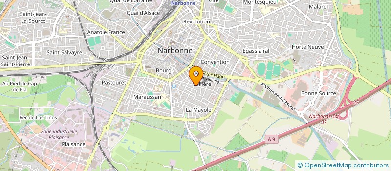 localisation de l'entreprise MONSIEUR ALEXANDRE RIORDA à NARBONNE
