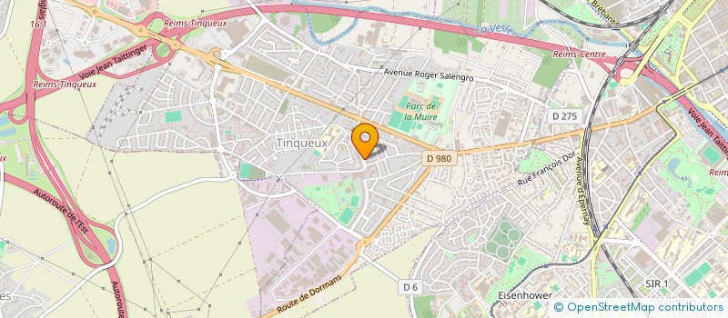 localisation de l'entreprise MONSIEUR ALEXANDRE RIOT  TINQUEUX