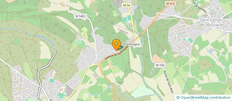 localisation de l'entreprise MONSIEUR ALEXANDRE RISS  CASTRIES