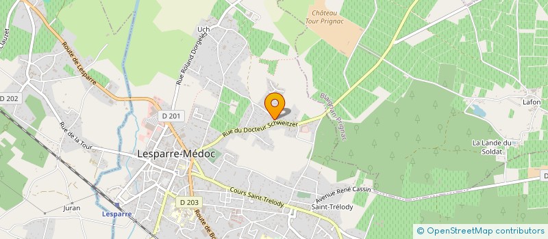 localisation de l'entreprise MONSIEUR ALEXANDRE RIUS à LESPARRE-MEDOC