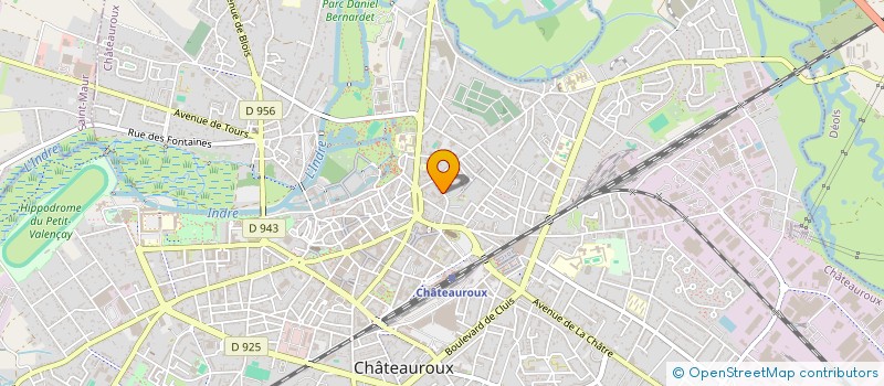 localisation de l'entreprise MONSIEUR ALEXANDRE RIVAUD à CHATEAUROUX
