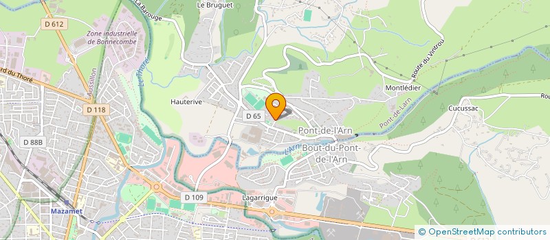 localisation de l'entreprise MONSIEUR ALEXANDRE RIVAYRAN  PONT-DE-LARN